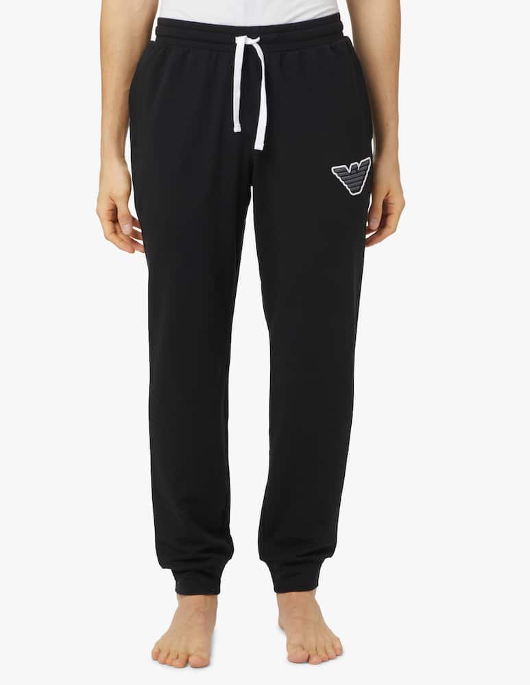 Emporio Armani Pantalone stretch frch terry - black - picture 2 Emporio Armani Pantalone stretch frch terry - black - picture 2