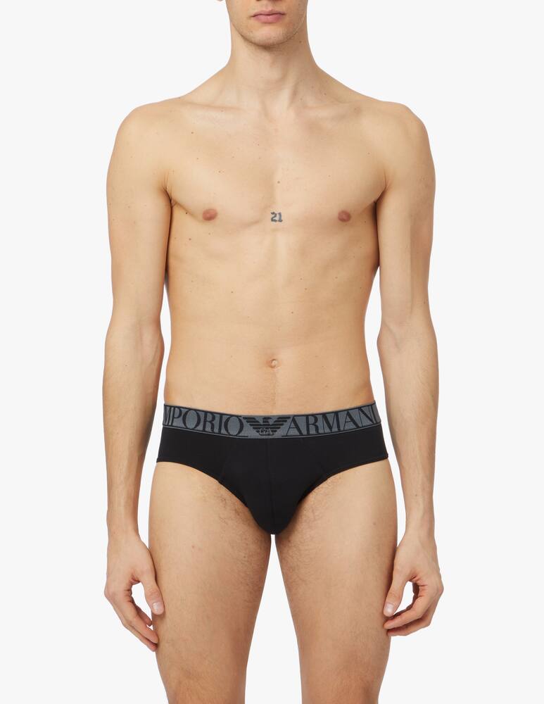 Emporio Armani 2p brief endurance - black - picture 4 Emporio Armani 2p brief endurance - black - picture 4