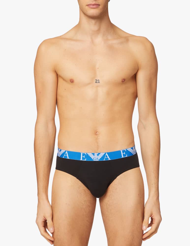 rinascente Emporio Armani 3pack slip monogram - multicolor