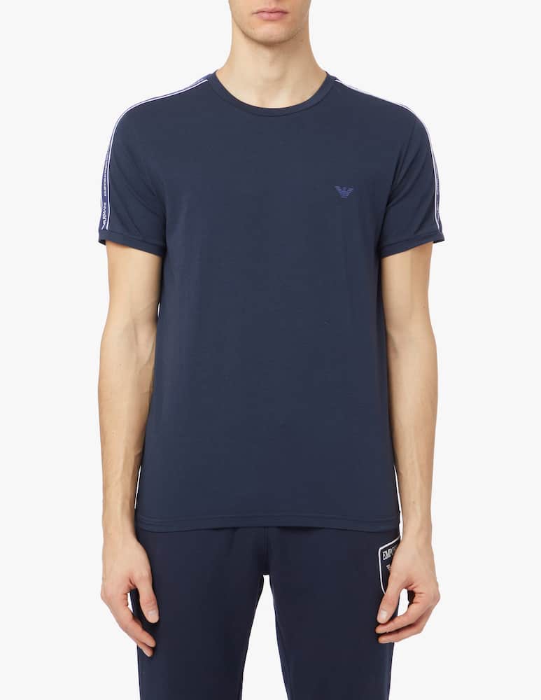 rinascente Emporio Armani Maglietta in cotone - azzurro