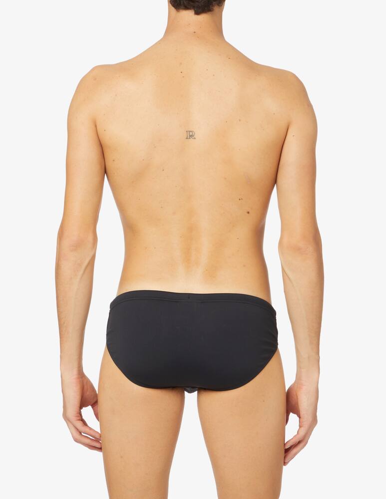 Emporio Armani Costume slip logo ricamato - nero - immagine 3 Emporio Armani Costume slip logo ricamato - nero - immagine 3