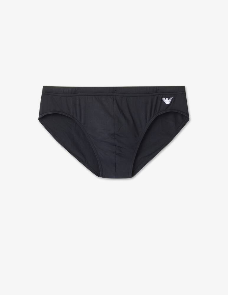 Emporio Armani Costume slip logo ricamato - nero - immagine 1 Emporio Armani Costume slip logo ricamato - nero - immagine 1