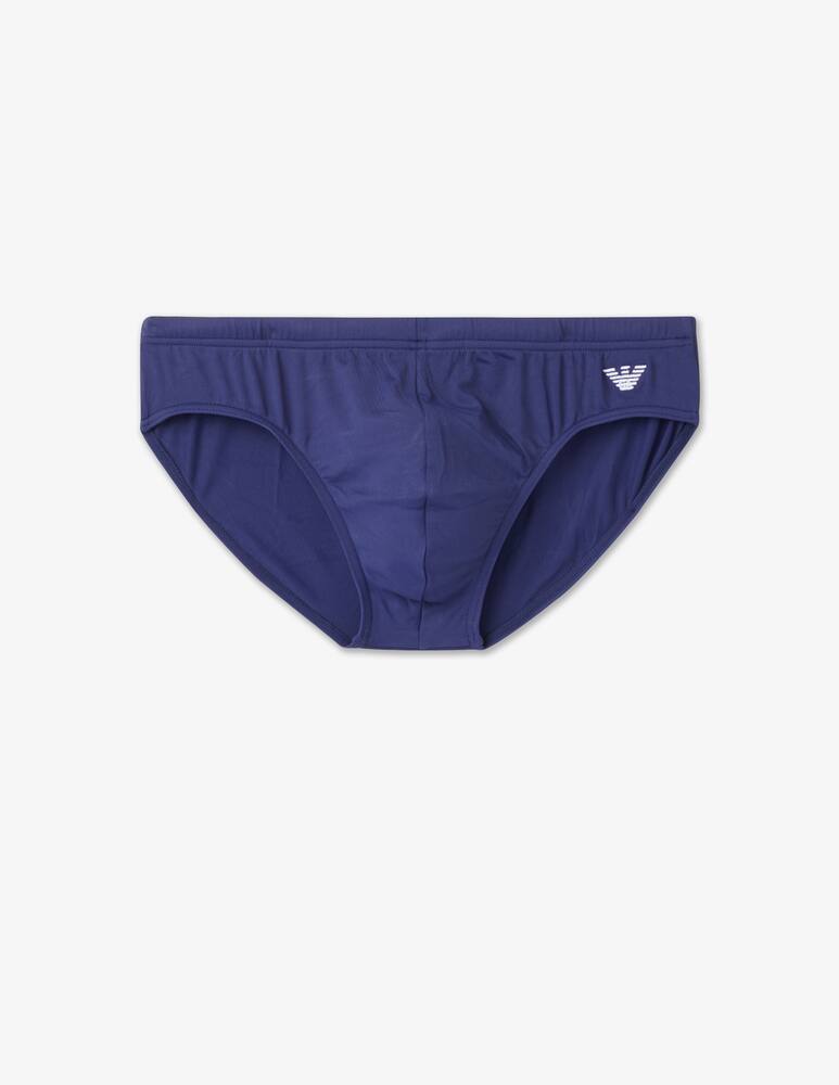 Emporio Armani Embroidery logo swim briefs - blue - picture 1 Emporio Armani Embroidery logo swim briefs - blue - picture 1