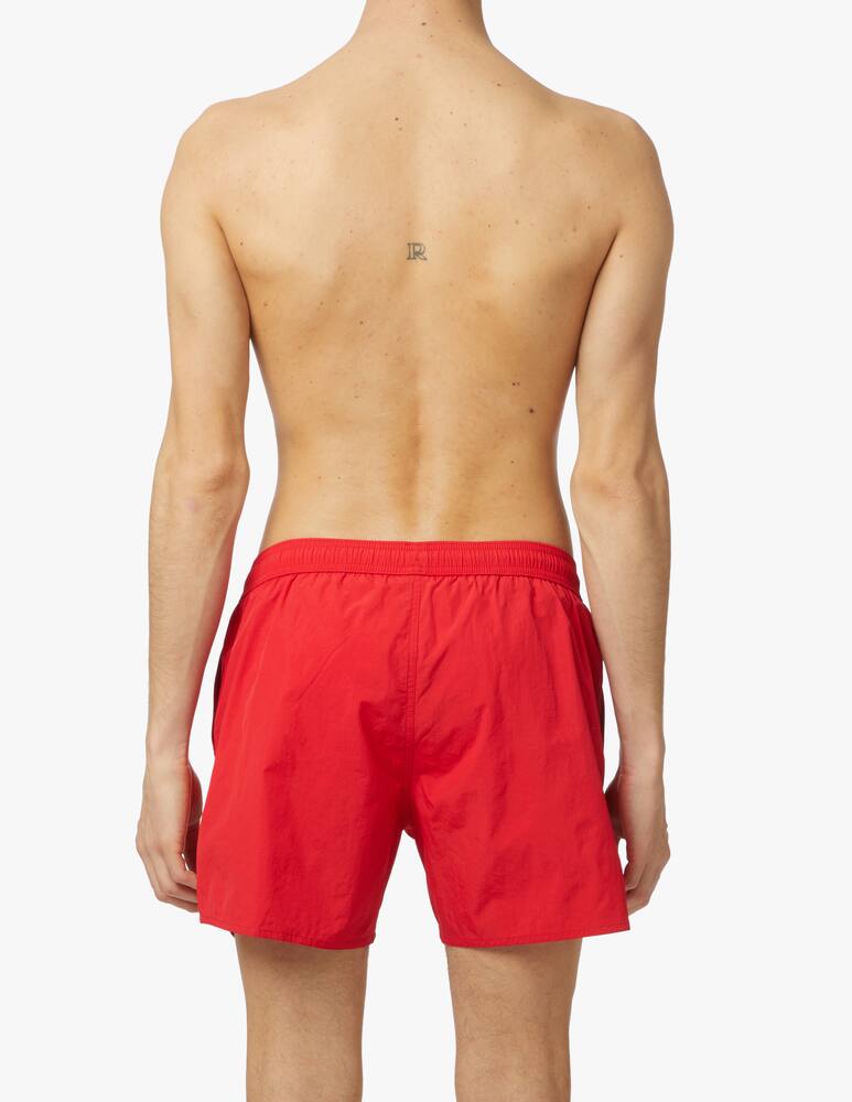 rinascente Emporio Armani Embroidery logo swimshorts - red