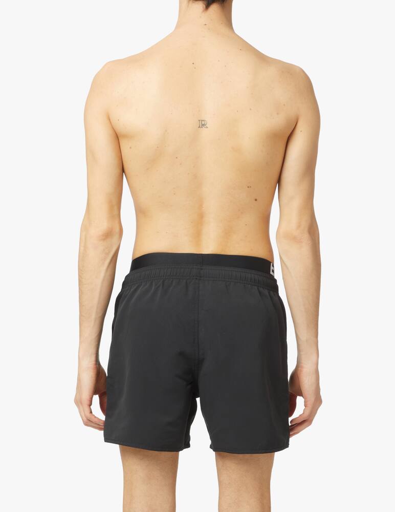 rinascente Emporio Armani Logo band swimshorts - black