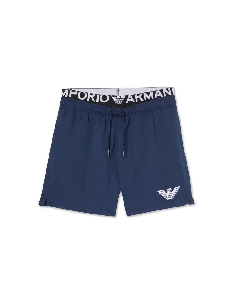 rinascente Emporio Armani Costume boxer logo band - blu