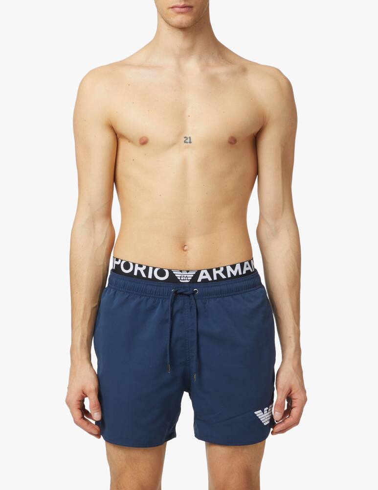 rinascente Emporio Armani Costume boxer logo band - blu