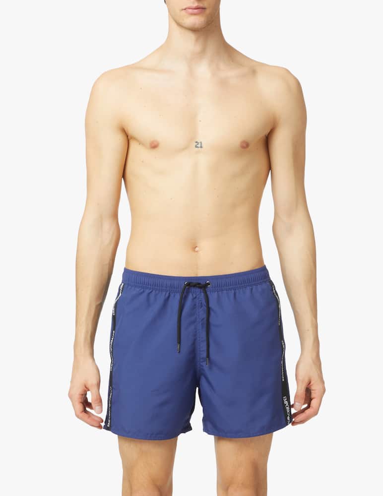 rinascente Emporio Armani Costume boxer logo tape - blu