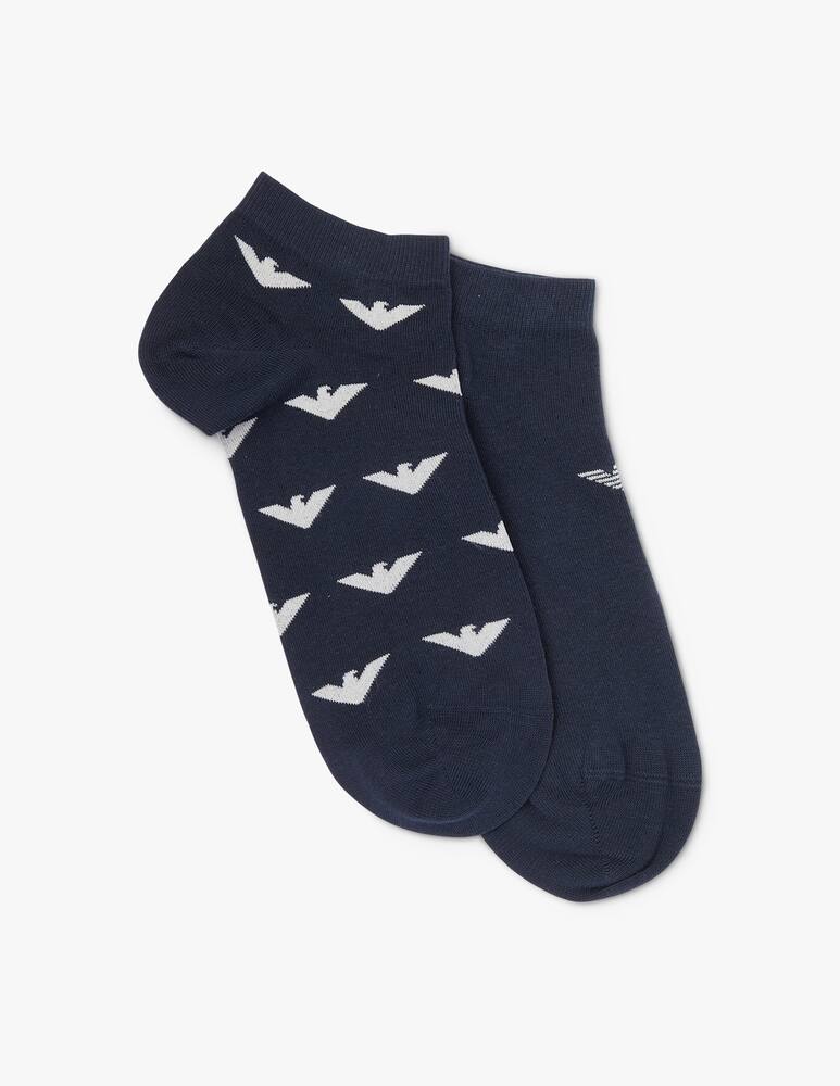 rinascente Armani Socks 2pack inside gifting - blue