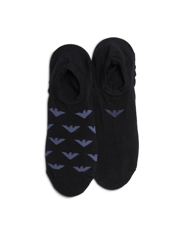 rinascente Armani Socks 2pack invisible gifting - black