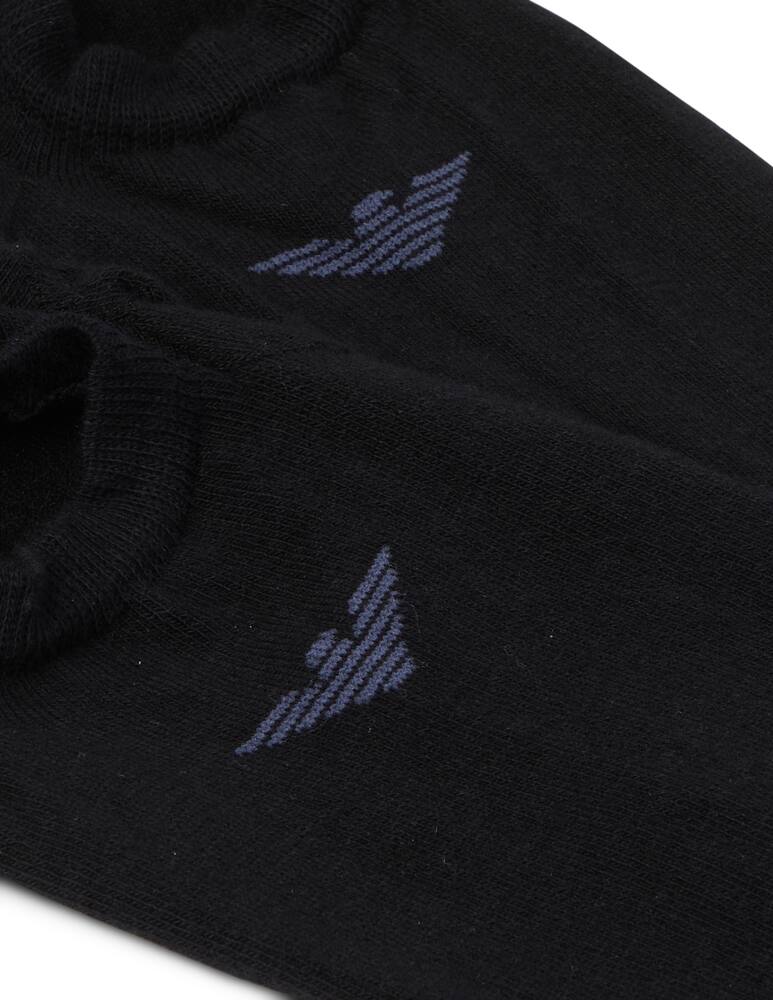 rinascente Armani Socks 2pack invisible gifting - black