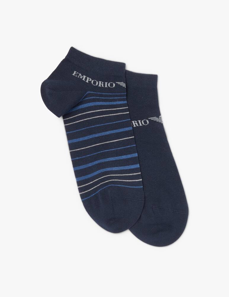rinascente Armani Socks 2pack inside gifting - blue