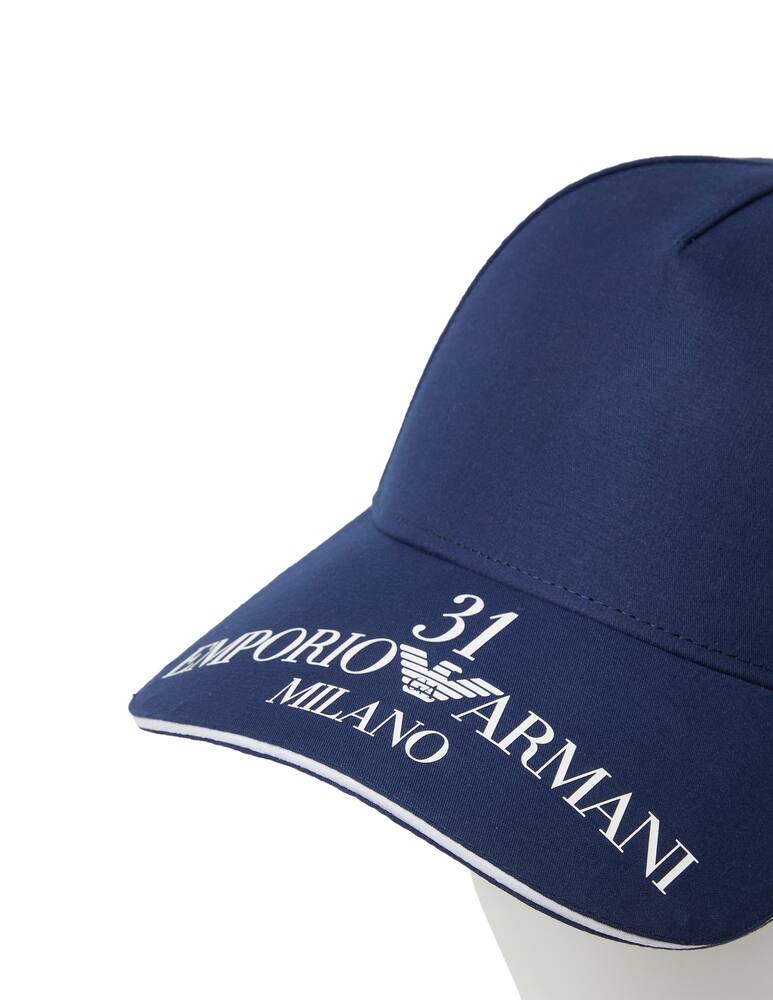 rinascente Emporio Armani Cappello baseball logo - blu