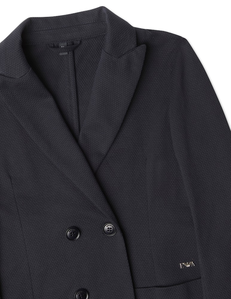 Emporio Armani Cotton jacket - Blu - picture 2 Emporio Armani Cotton jacket - Blu - picture 2