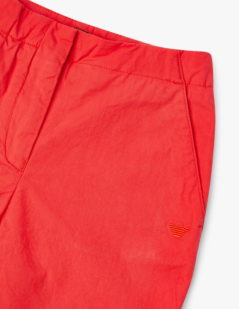 rinascente Emporio Armani Cotton trousers - Rosso