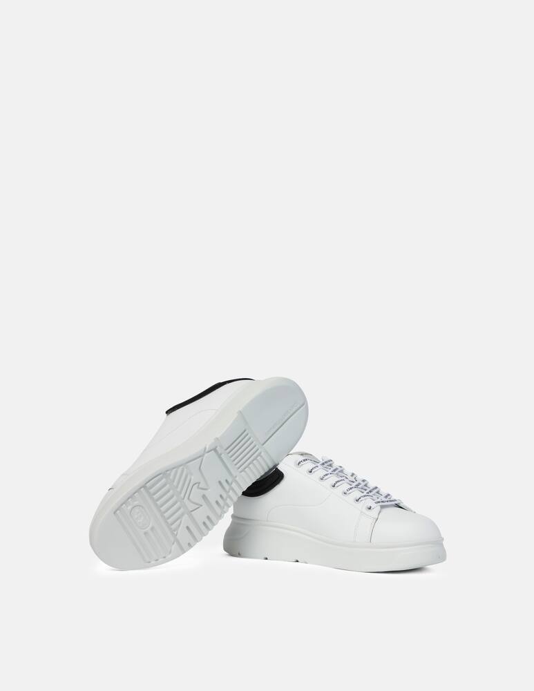 rinascente Emporio Armani Icon rubber heel sneakers - white