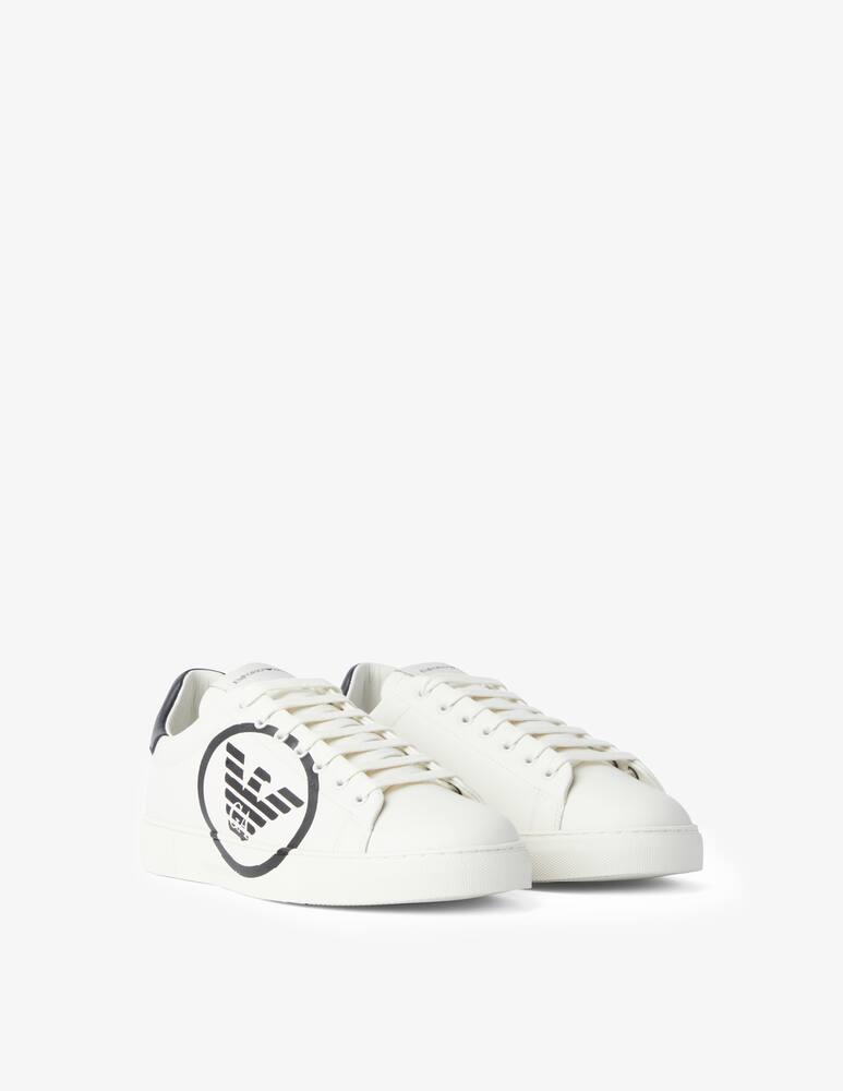 rinascente Emporio Armani Sneakers f cass logo aquila - bianco