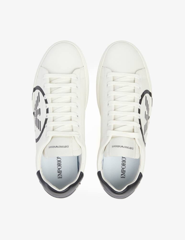 rinascente Emporio Armani Sneakers f cass logo aquila - bianco
