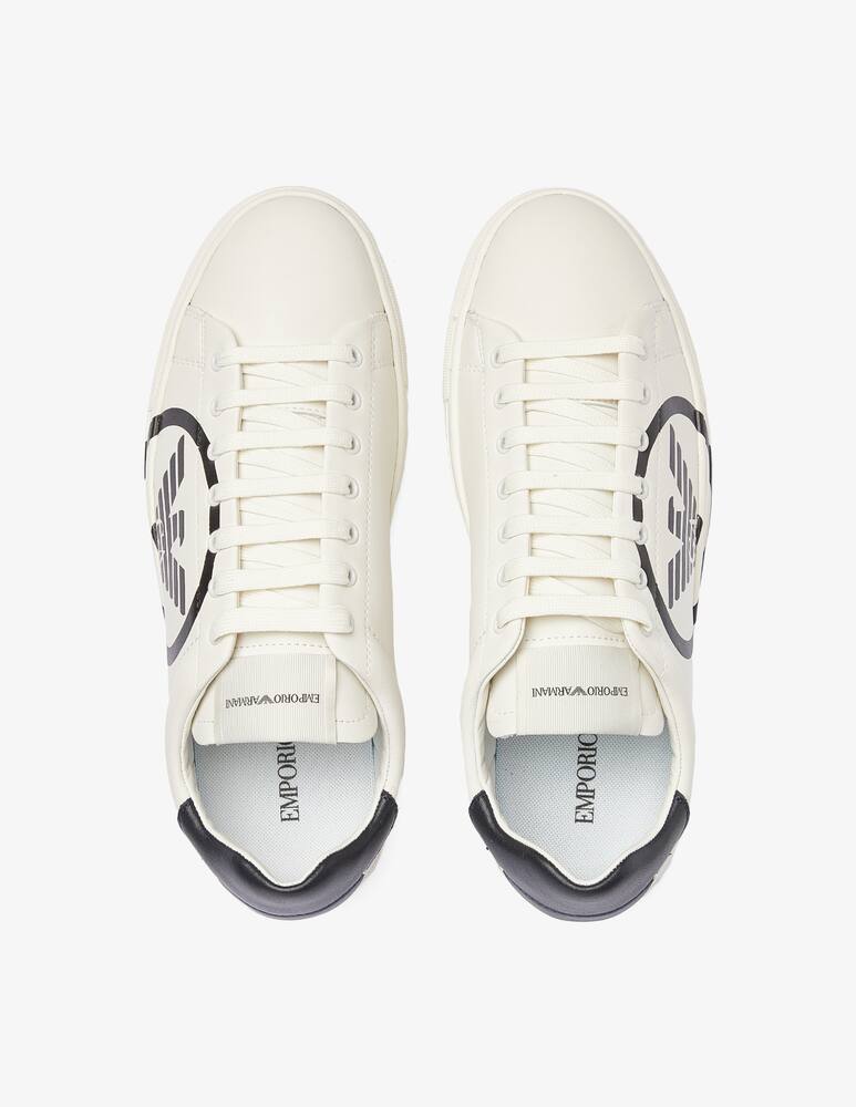 rinascente Emporio Armani Sneakers f cass logo aquila - bianco