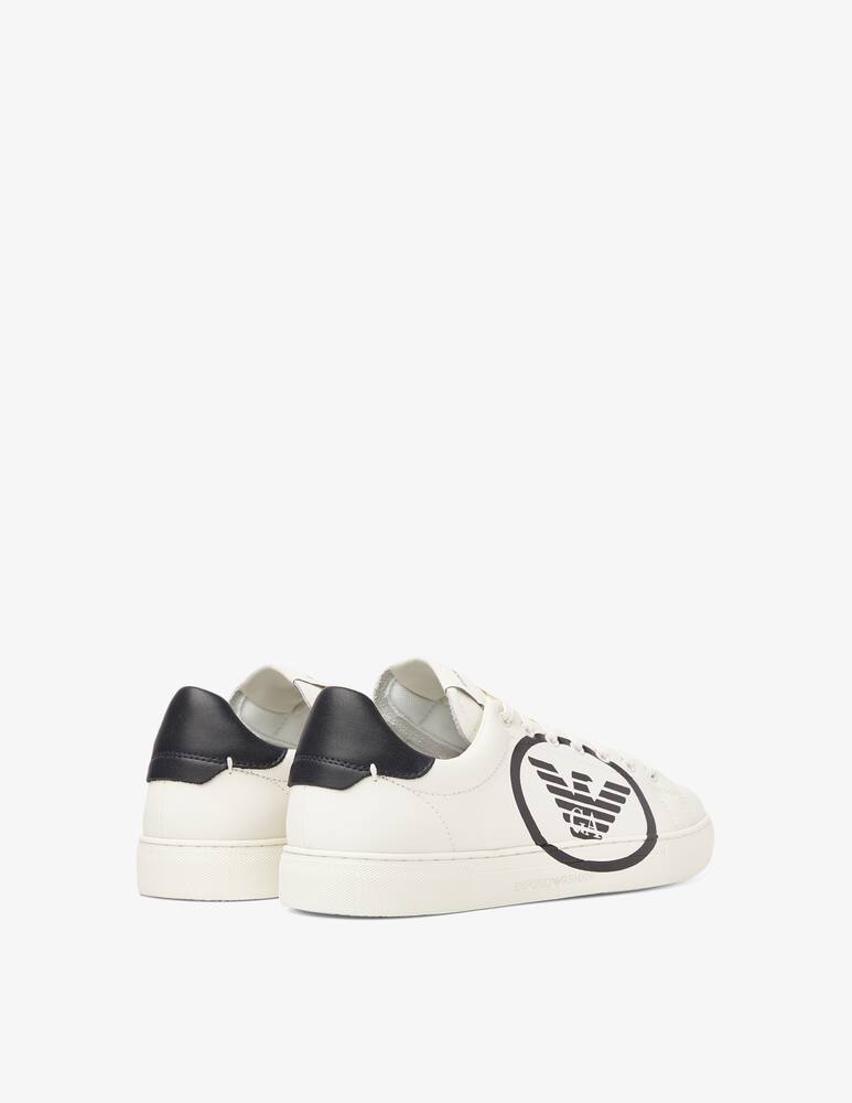 rinascente Emporio Armani Sneakers f cass logo aquila - bianco