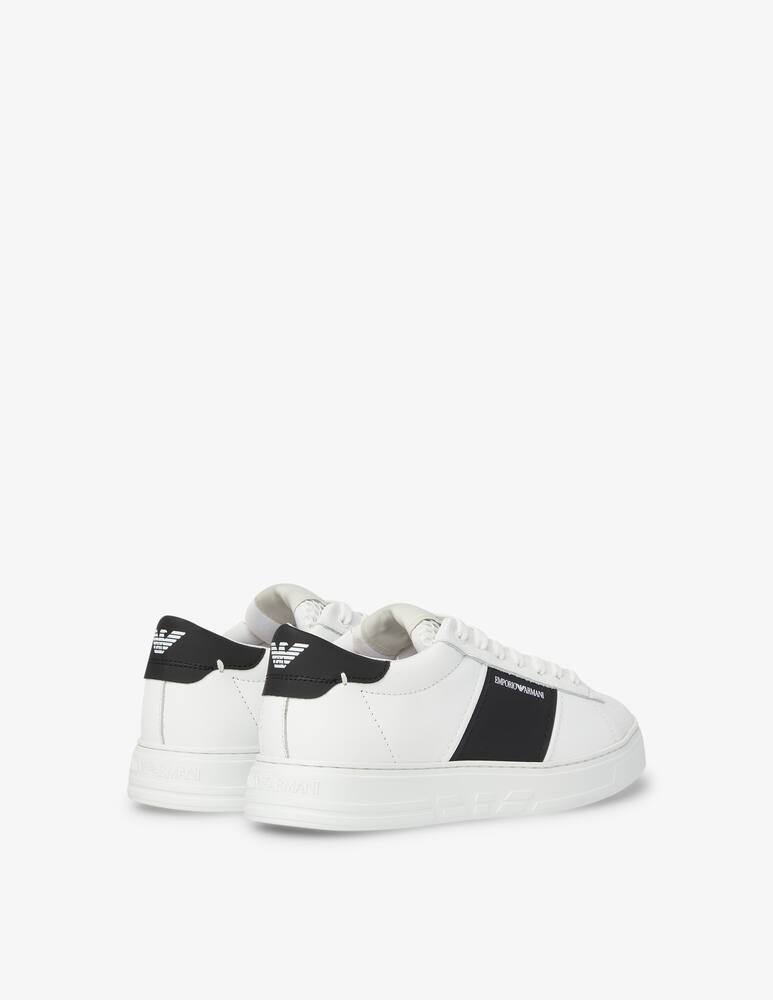 rinascente Emporio Armani Lateral band sneakers - White
