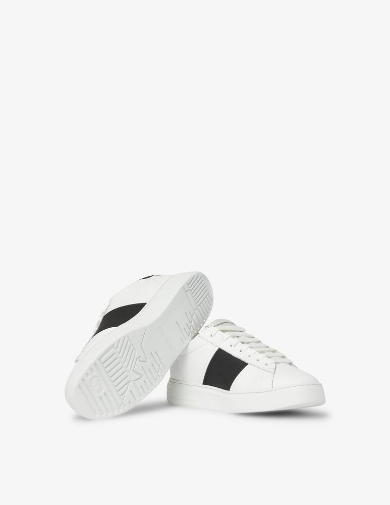 rinascente Emporio Armani Lateral band sneakers - White