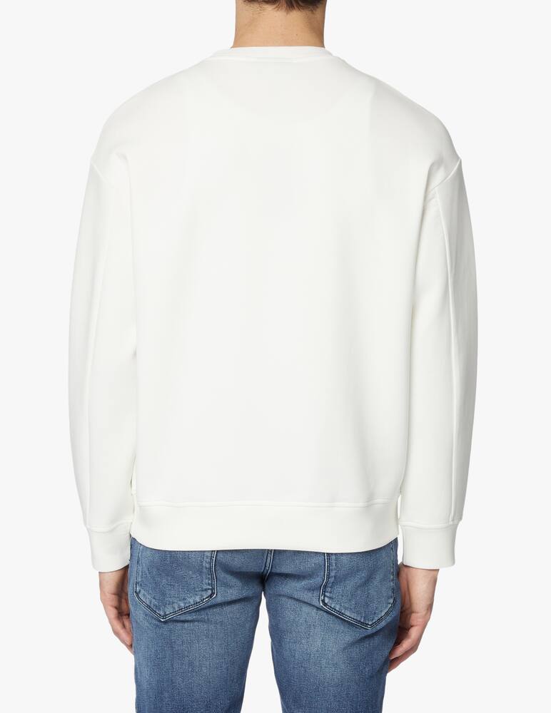 rinascente Emporio Armani Chest small logo sweatshirt - white