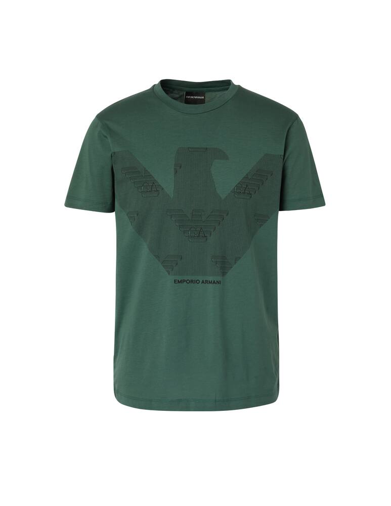 rinascente Emporio Armani Eagle print t-shirt - green