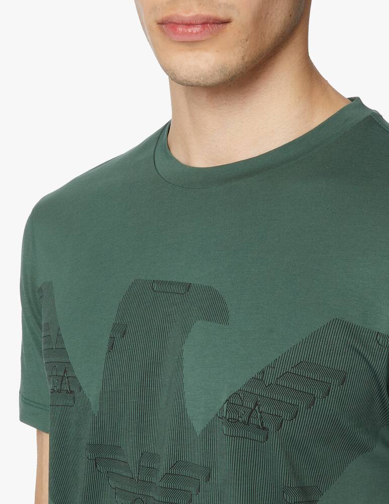 rinascente Emporio Armani Eagle print t-shirt - green