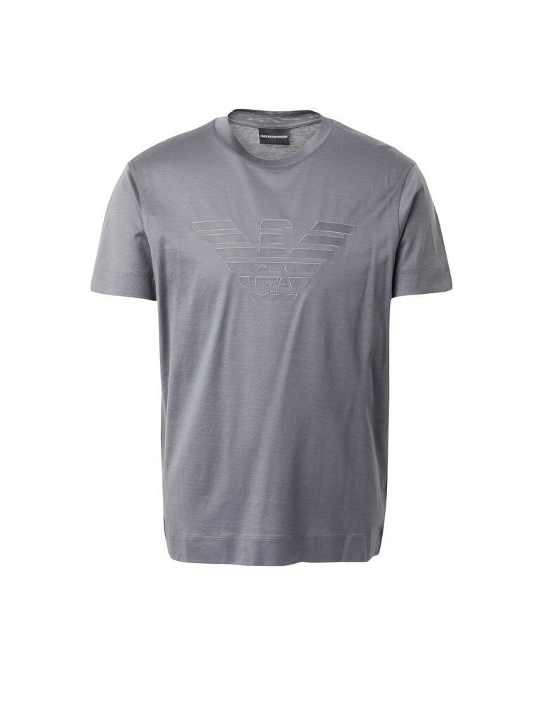 rinascente Emporio Armani Maglietta girocollo stampa aquila grande - grigio