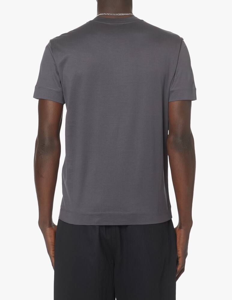 rinascente Emporio Armani Maglietta girocollo stampa aquila grande - grigio