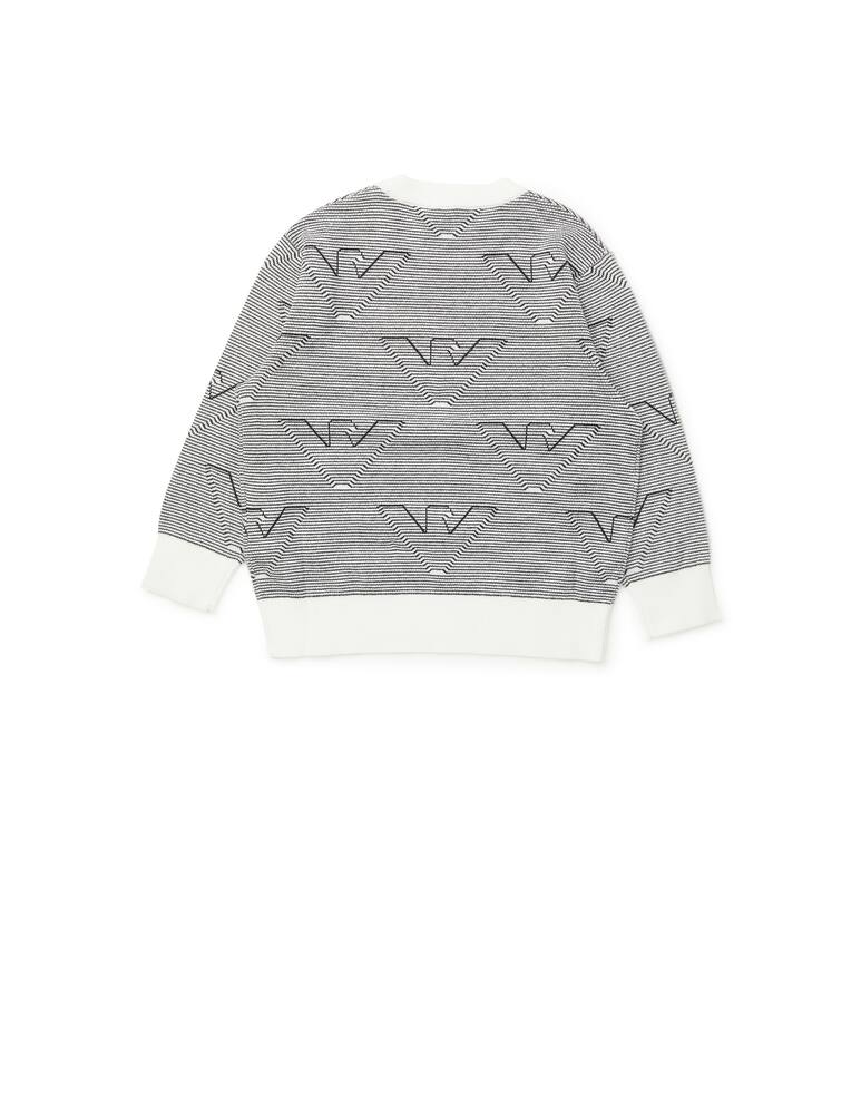 rinascente Emporio Armani Cotton pullover sweater - Grigio