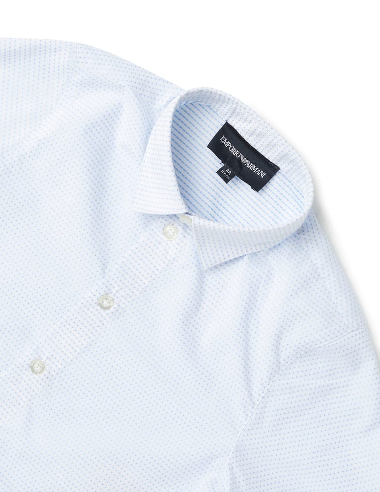 rinascente Emporio Armani Cotton shirt - Azzurro