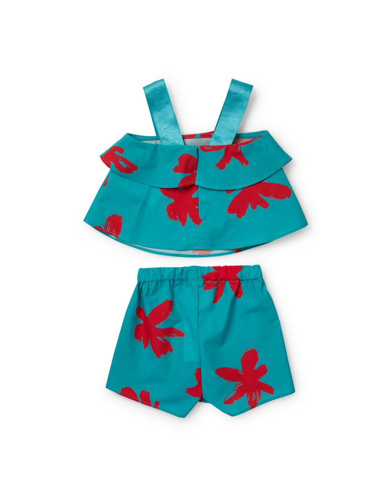 rinascente Emporio Armani Suit set top and below - Verde