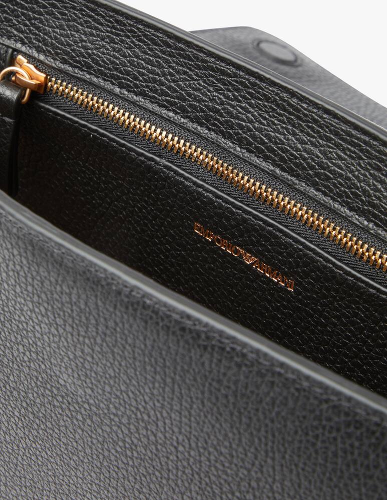 rinascente Emporio Armani Borsa a tracolla in pelle Becky - nero