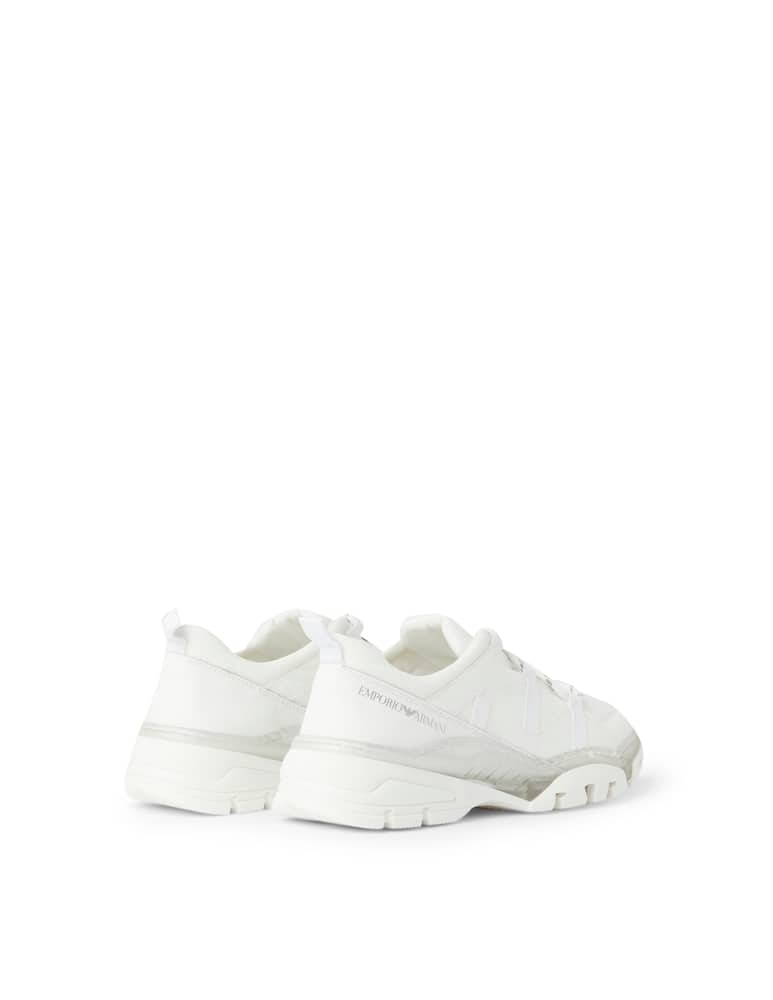 rinascente Armani Nylon ripstop sneaker - Bianco