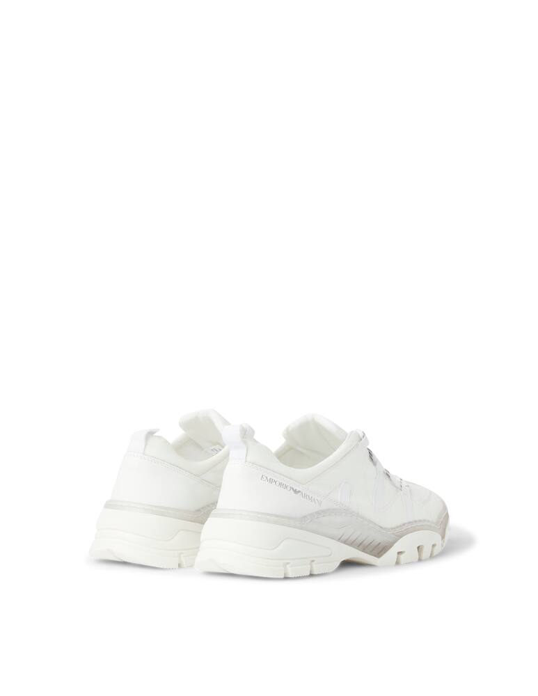 rinascente Armani Nylon ripstop sneaker - Bianco