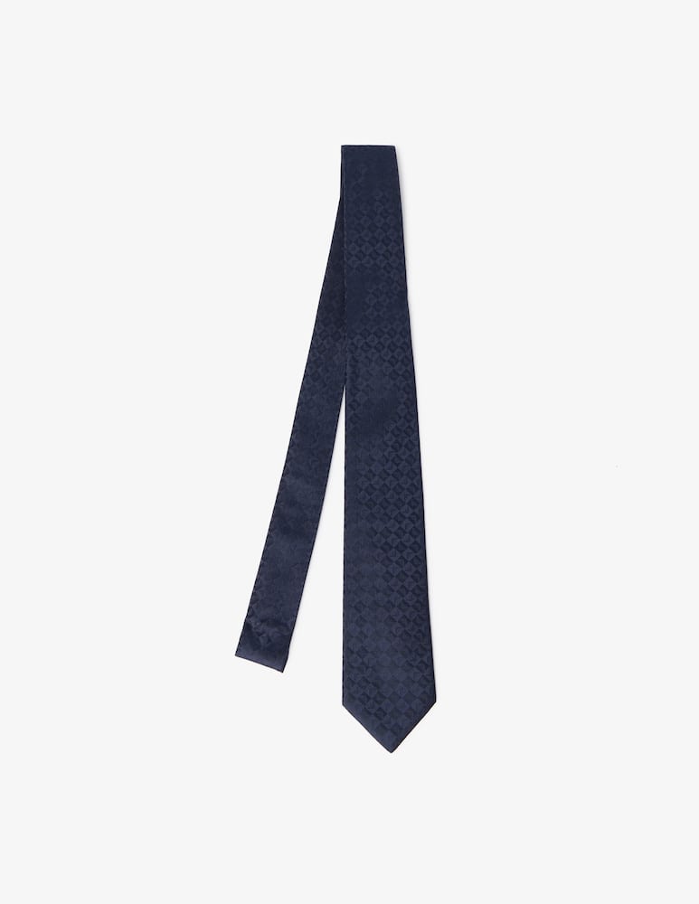 Emporio Armani Cravatta aquilette a scacchi 7.5 - immagine 1