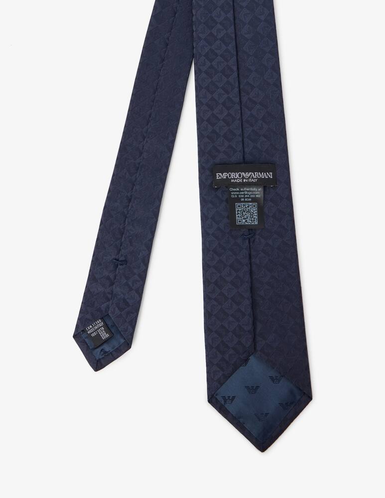 rinascente Emporio Armani Micro aquilette tie