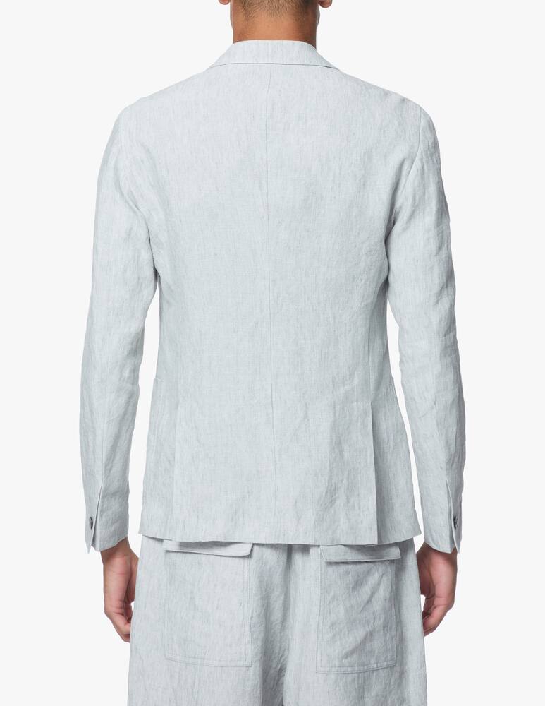 rinascente Emporio Armani Linen delave jacket - red