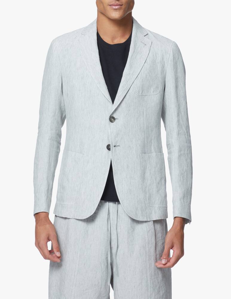 Emporio Armani Giacca lino delave - rosso - immagine 1 Emporio Armani Giacca lino delave - rosso - immagine 1
