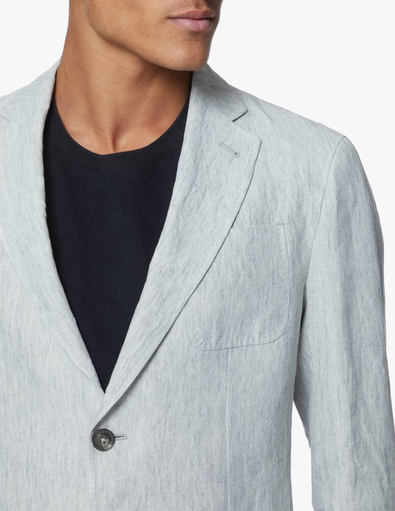 rinascente Emporio Armani Linen delave jacket - red