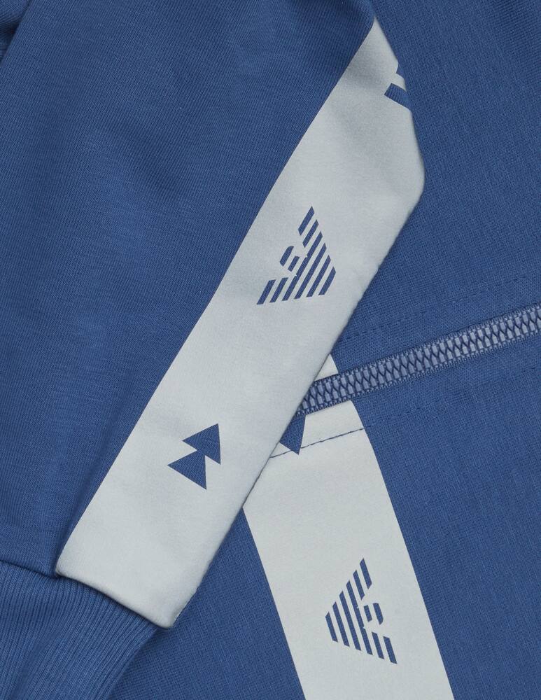 rinascente Emporio Armani Felpa in cotone - Azzurro