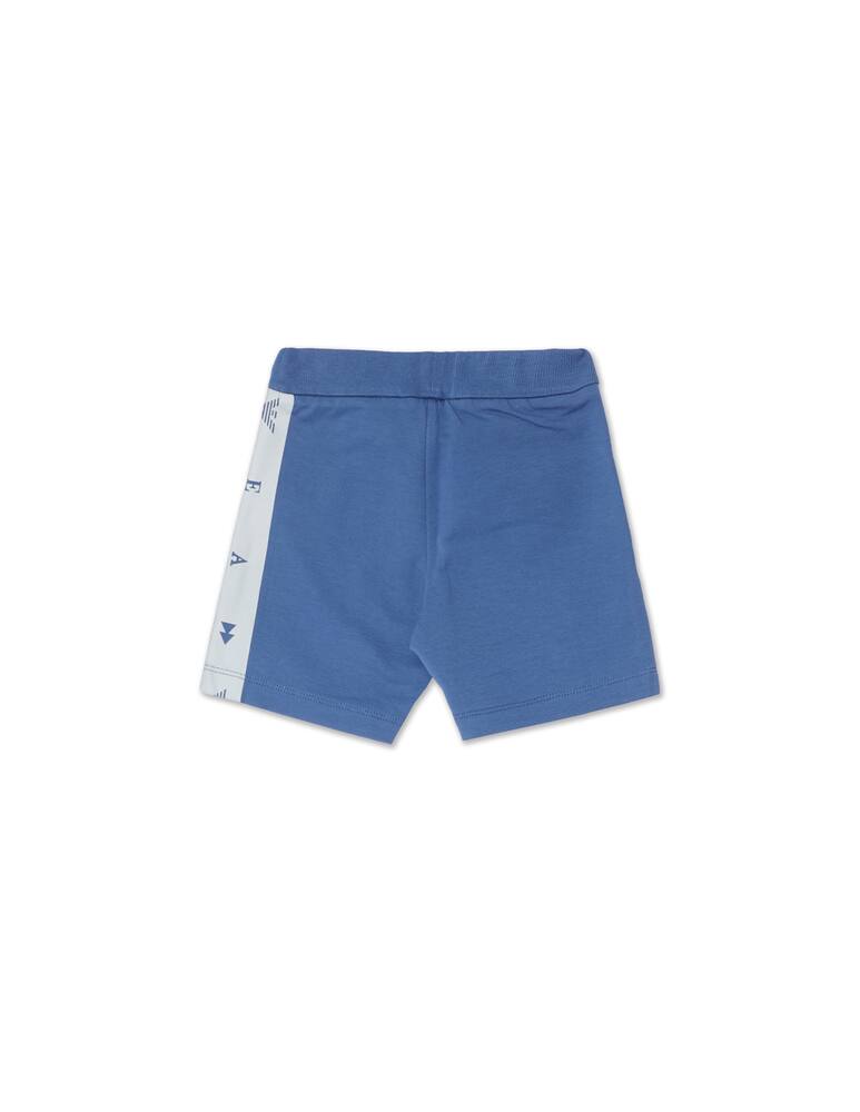 rinascente Emporio Armani Pantaloni corti in cotone - Azzurro