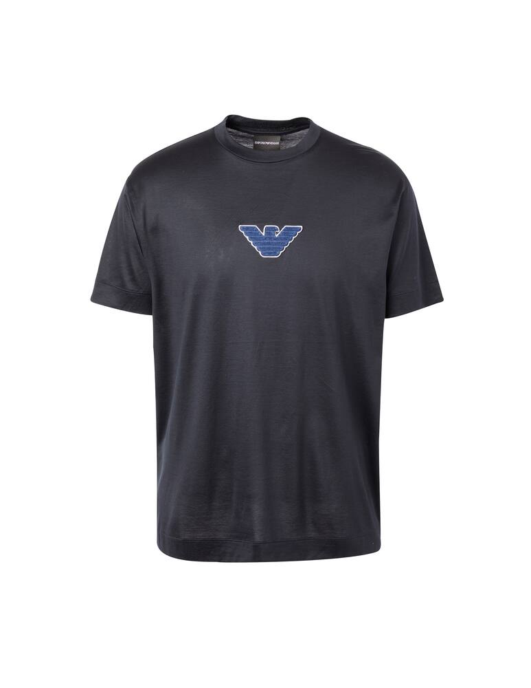 rinascente Emporio Armani Chest logo t-shirt - blue