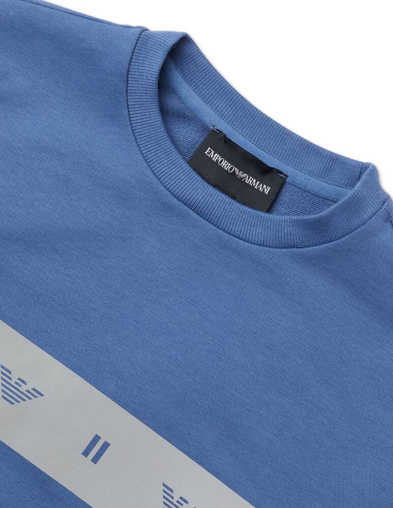 rinascente Emporio Armani Cotton sweatshirt - Azzurro