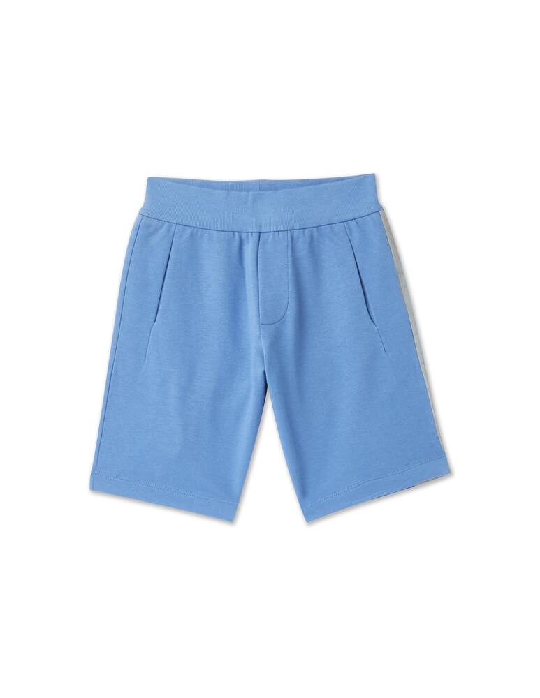 Emporio Armani Pantaloni corti in cotone - Azzurro - immagine 1 Emporio Armani Pantaloni corti in cotone - Azzurro - immagine 1