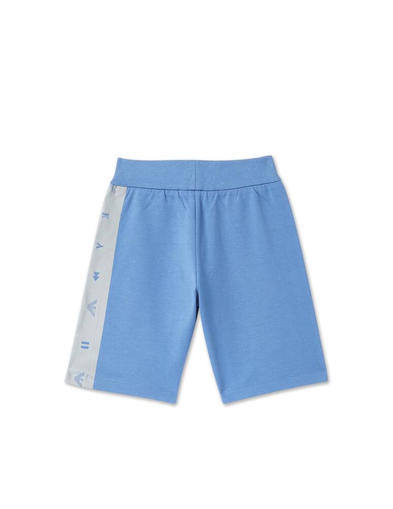 Emporio Armani Pantaloni corti in cotone - Azzurro - immagine 3 Emporio Armani Pantaloni corti in cotone - Azzurro - immagine 3
