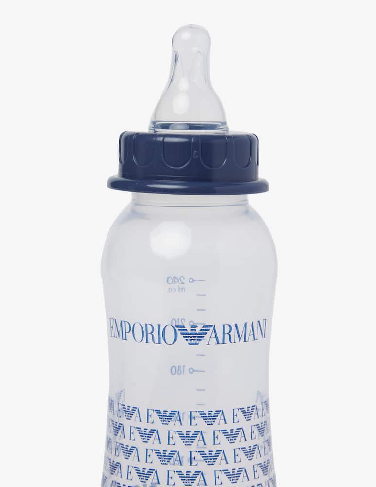rinascente Emporio Armani Set 2 biberon ciuccio e clip