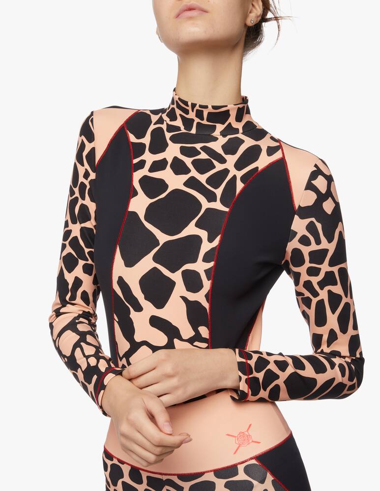 rinascente Redemption Athletix Body Giraffa con scollatura a goccia sul retro